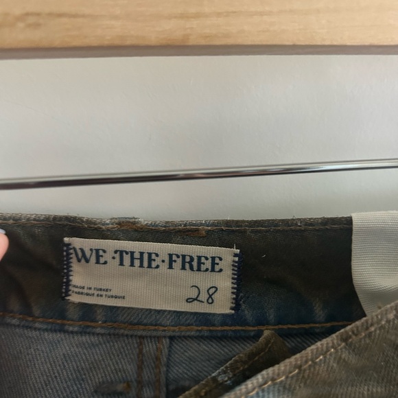 Free People Good Luck Coated High Waist Ankle Barrel Jeans - Picture 3 of 5